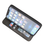 Magnetic Folio Book Case für iPhone 12 - 12 Pro Schwarz