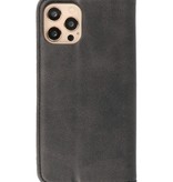 Estuche tipo libro magnético para iPhone 12 - 12 Pro Negro