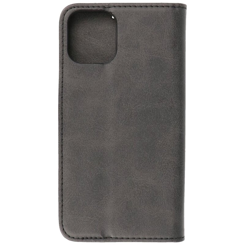 Magnetic Folio Book Case for iPhone 12 - 12 Pro Black