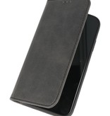 Etui magnétique Folio Book pour Samsung Galaxy A12 5G Noir