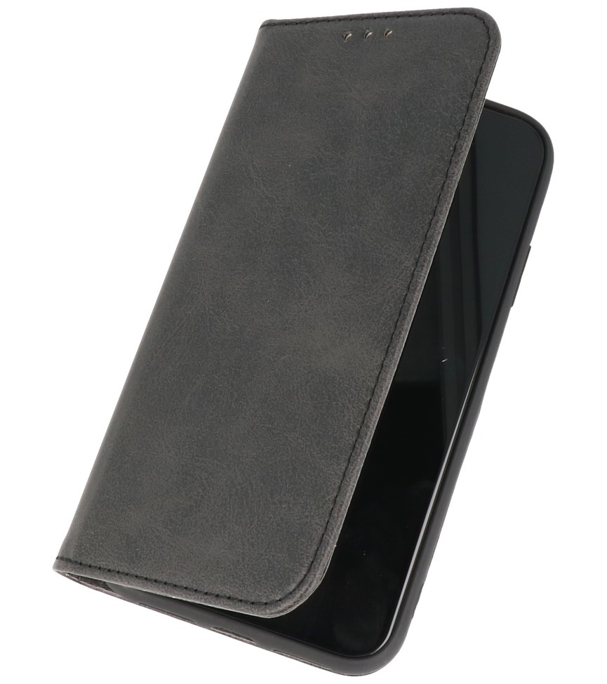Magnetic Folio Book Case für Samsung Galaxy A12 5G Schwarz