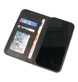 Magnetic Folio Book Case für Samsung Galaxy A12 5G Schwarz