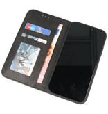 Magnetisch Folio Book Case voor Samsung Galaxy S21 Zwart