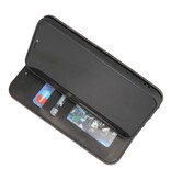 Magnetic Folio Book Case for Samsung Galaxy S22 Ultra Black