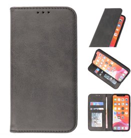 Magnetic Folio Book Case for iPhone X - Xs Black