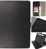 Book Case for Samsung Tab S8 Plus - Tab S7 Plus Black