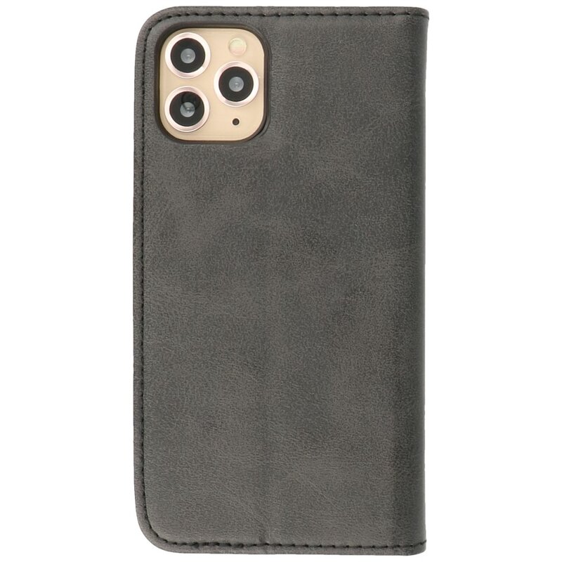 Magnetic Folio Book Case für iPhone 11 Pro Schwarz