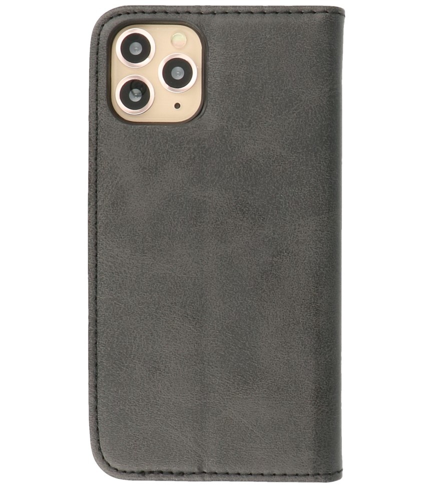 Magnetic Folio Book Case für iPhone 11 Pro Schwarz