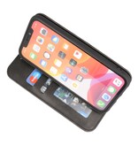 Magnetisk Folio Book Cover til iPhone X - Xs Sort