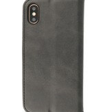 Estuche tipo libro magnético para iPhone X - Negro Xs