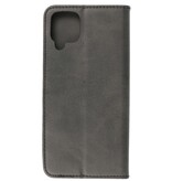 Magnetisch Folio Book Case voor Samsung Galaxy A12 5G Zwart