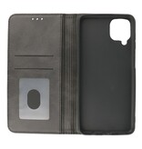 Magnetisch Folio Book Case voor Samsung Galaxy A12 5G Zwart