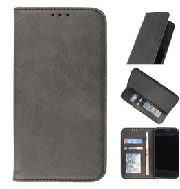 Magnetisch Folio Book Case voor Samsung Galaxy A12 5G Zwart