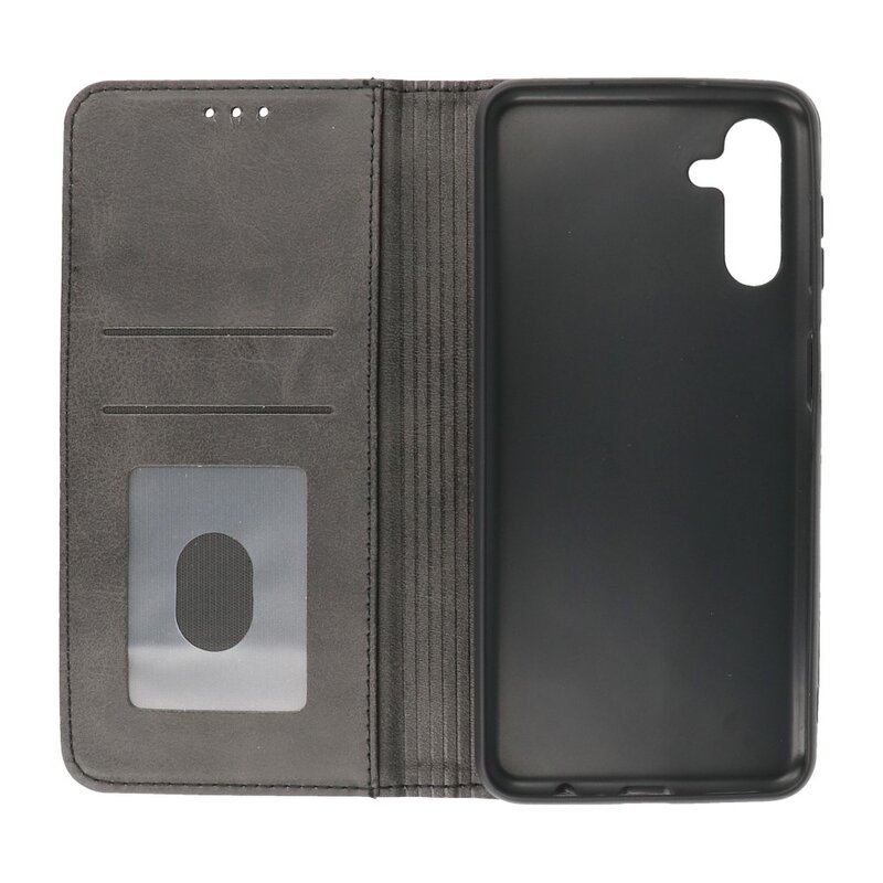 Magnetic Folio Book Case for Samsung Galaxy A13 5G Black