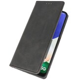 Magnetic Folio Book Case for Samsung Galaxy A22 5G Black