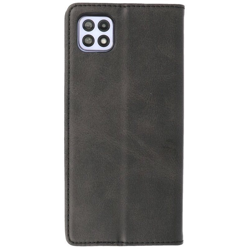 Magnetic Folio Book Case for Samsung Galaxy A22 5G Black