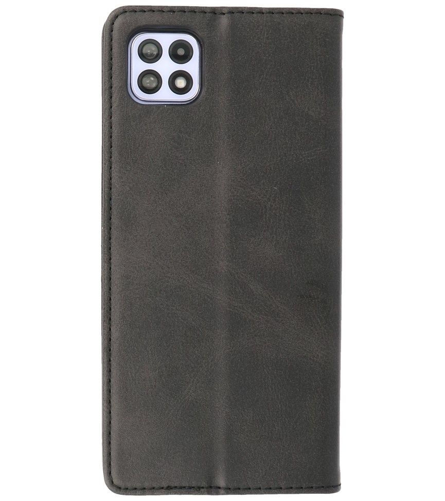Magnetic Folio Book Case for Samsung Galaxy A22 5G Black