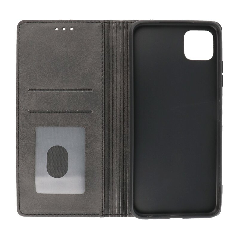 Magnetisk Folio Book Cover til Samsung Galaxy A22 5G Sort
