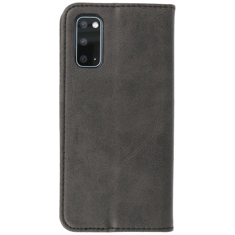 Magnetic Folio Book Case für Samsung Galaxy S20 Schwarz