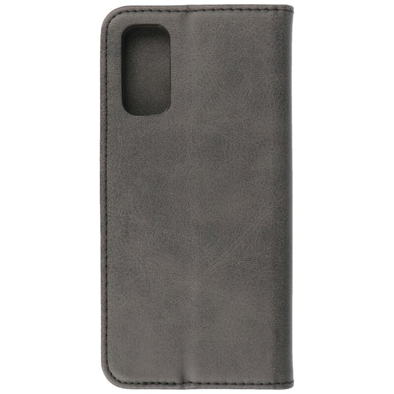 Magnetisk Folio Book Cover til Samsung Galaxy S20 Sort