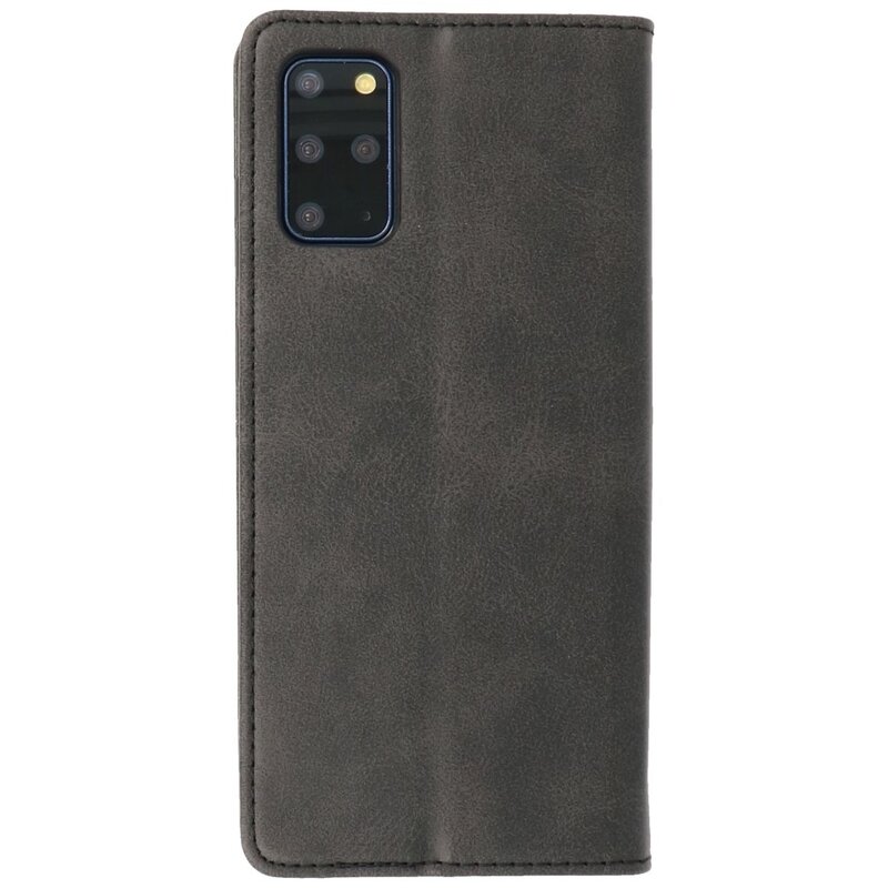 Magnetisk Folio Book Cover til Samsung Galaxy S20 Plus Sort