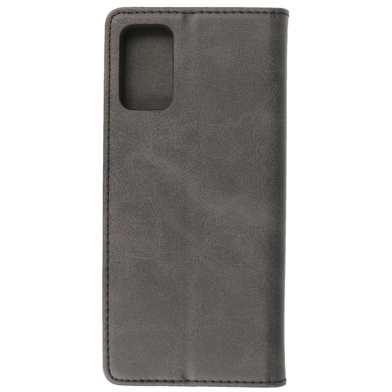 Magnetisk Folio Book Cover til Samsung Galaxy S20 Plus Sort