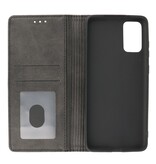 Magnetic Folio Book Case for Samsung Galaxy S20 Plus Black