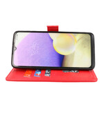 Bookstyle Wallet Cases Hoesje voor Samsung  A13 4G Rood