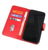 Bookstyle Wallet Cases Hoesje voor iPhone XR Rood