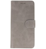 Bookstyle Wallet Cases Hoesje voor iPhone XR Grijs