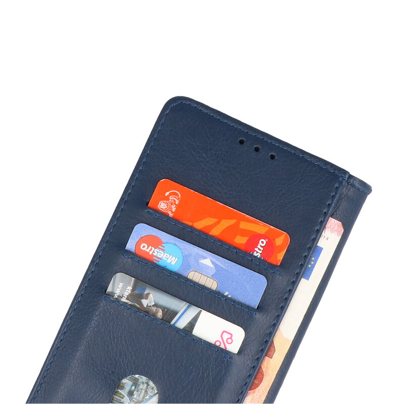 Bookstyle Wallet Cases Hoesje voor Oppo Find X3 Lite Navy