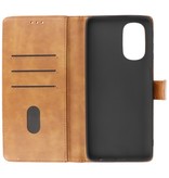 Bookstyle Wallet Cases Case Motorola Moto G22 Brown