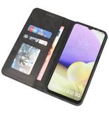 Magnetisch Folio Book Case voor Samsung Galaxy A32 5G Zwart