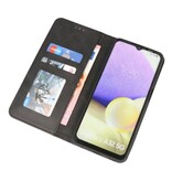 Magnetisch Folio Book Case voor Samsung Galaxy A32 5G Zwart
