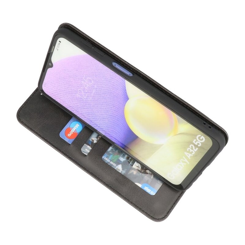 Funda tipo libro tipo folio para Samsung Galaxy A32 5G, negra