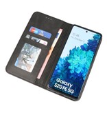 Magnetic Folio Book Case for Samsung Galaxy S20 FE Black