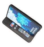 Magnetisch Folio Book Case voor Samsung Galaxy S20 FE Zwart
