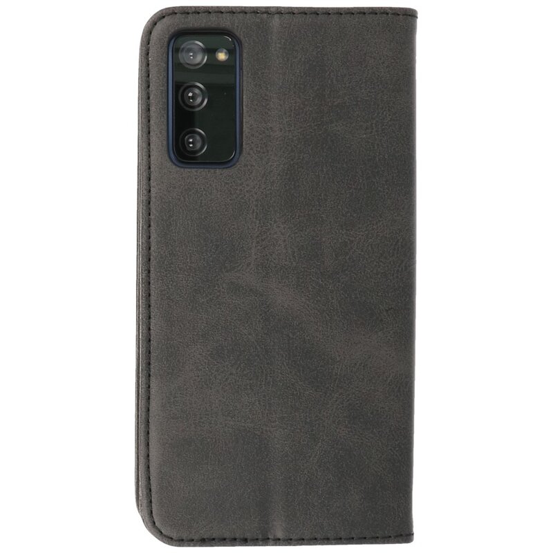 Magnetisk Folio Book Cover til Samsung Galaxy S20 FE Sort