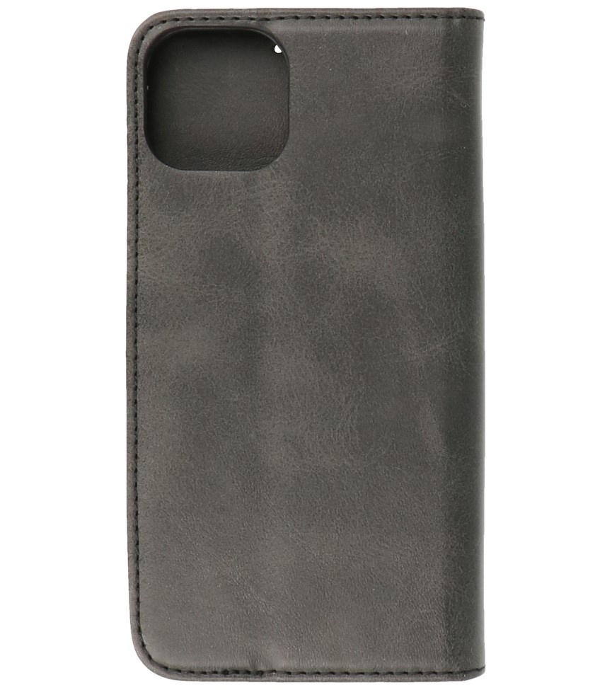 Magnetic Folio Book Case für iPhone 13 Schwarz