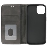 Magnetic Folio Book Case für iPhone 13 Schwarz