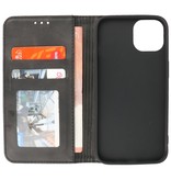 Estuche tipo libro magnético para iPhone 13 Negro