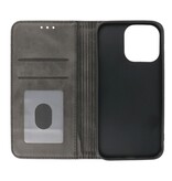 Custodia a libro magnetica Folio per iPhone 13 Pro nera