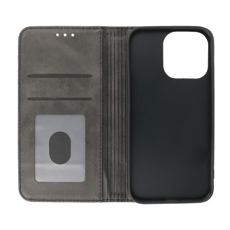 Custodia a libro magnetica Folio per iPhone 13 Pro nera