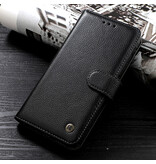 Custodia in vera pelle per iPhone Xs Max nera