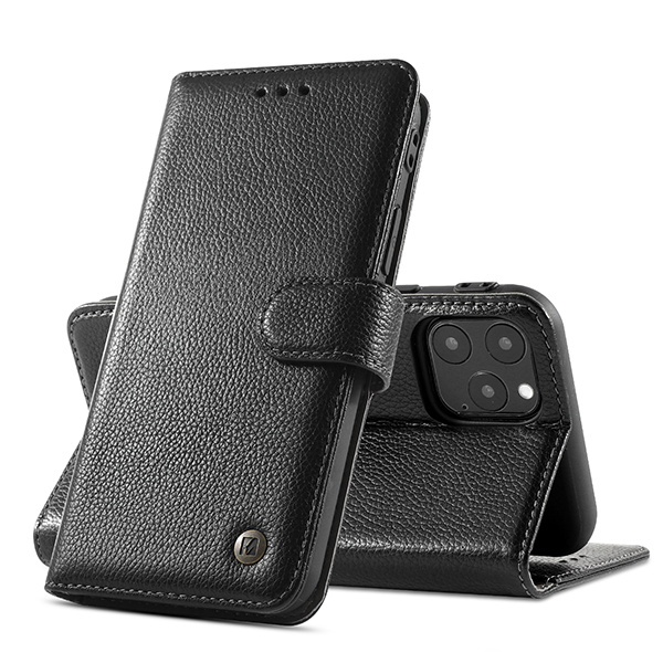 Genuine Leather Case for iPhone 11 Pro Black