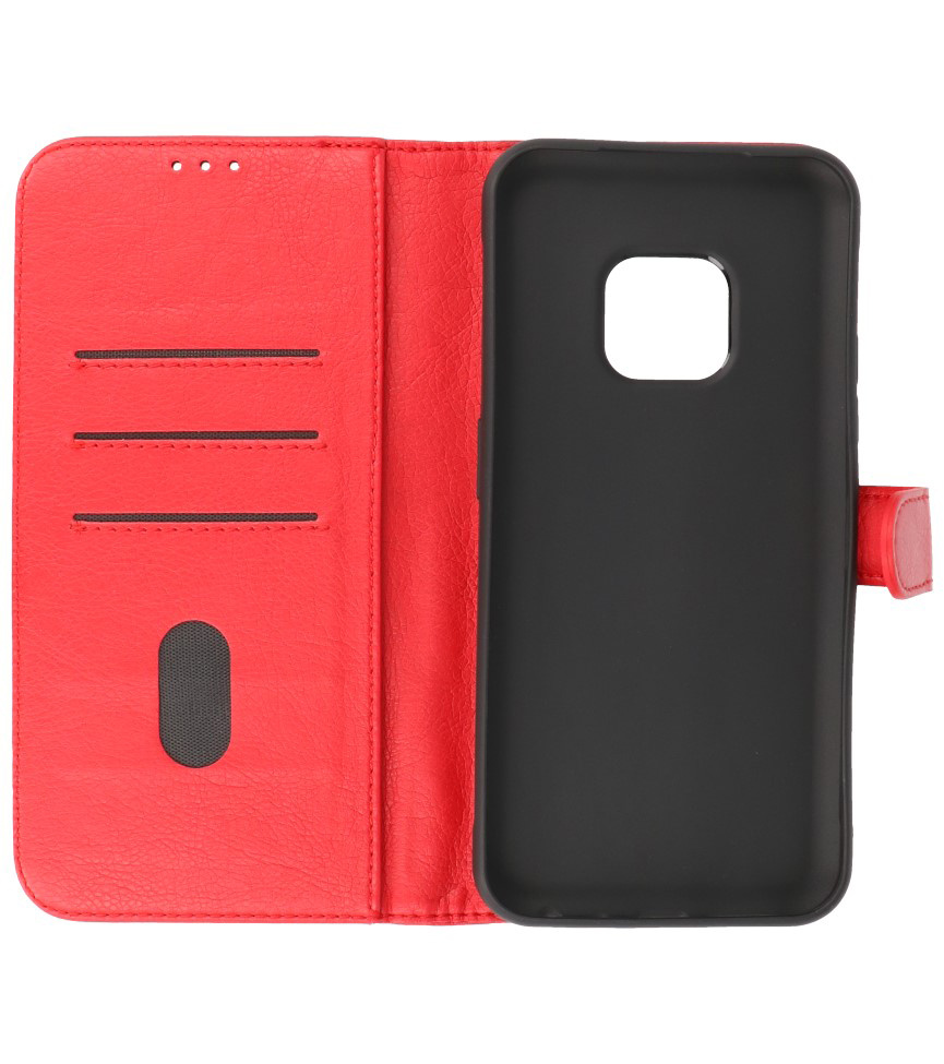 Bookstyle Wallet Cases Etui pour Nokia XR20 Rouge