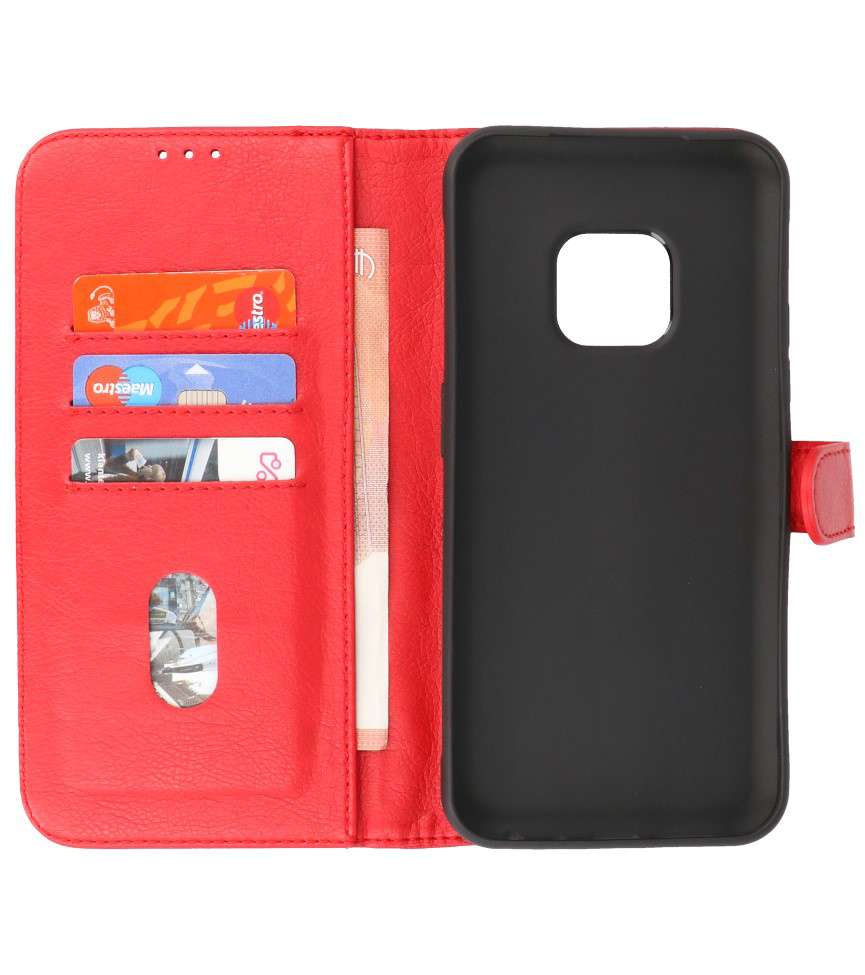 Bookstyle Wallet Cases Taske til Nokia XR20 Rød