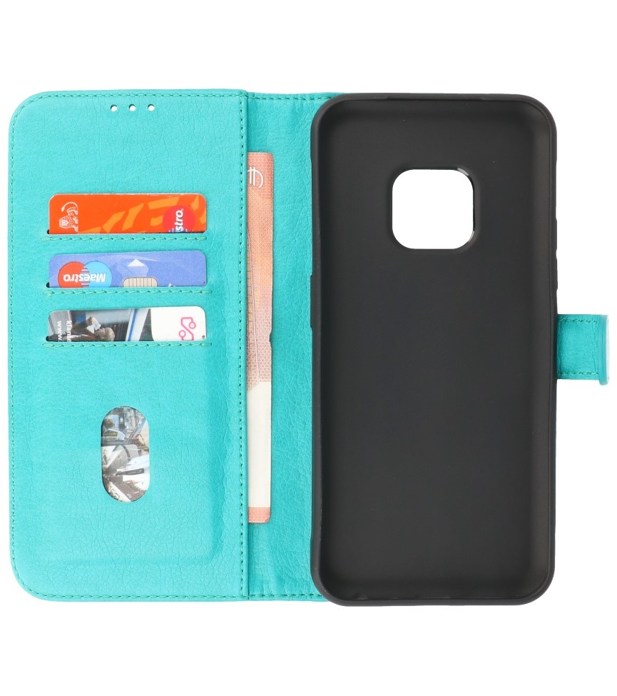Bookstyle Wallet Cases Etui pour Nokia XR20 Vert
