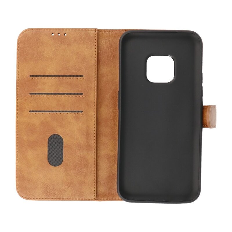 Custodie a portafoglio Bookstyle Custodia per Nokia XR20 Marrone