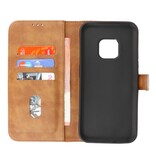 Custodie a portafoglio Bookstyle Custodia per Nokia XR20 Marrone